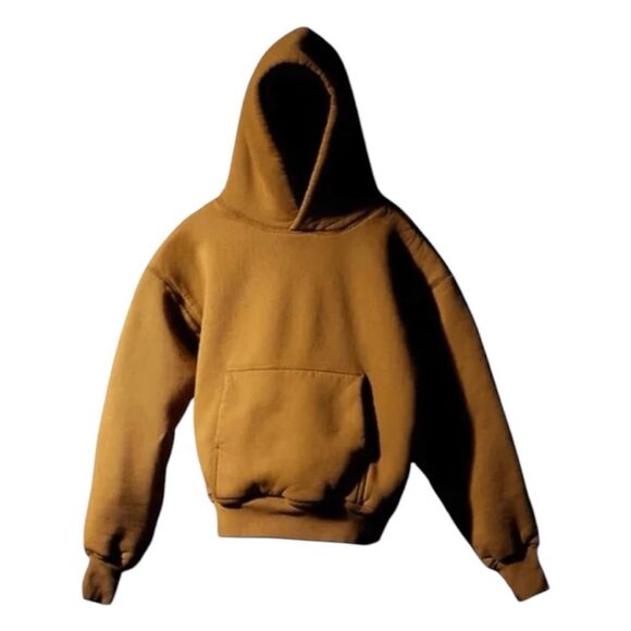 Yeezy Gap Perfect Hoodie Light Brown Double Layered Sweatshirt YZY XS - Picture 1 of 6